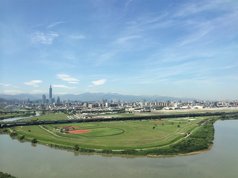 Taipei view of city